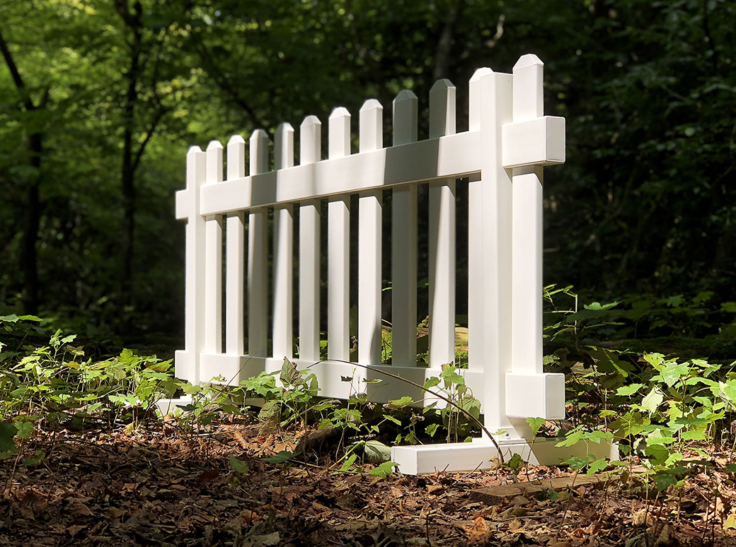 temporary picket fence made from pure upvc vinyl. Plastic fencing does not rot, blister, corrode, peel or discolour. our temporary picket fence is 4 times stronger than wood. Stronger than composite fencing and longer lasting.